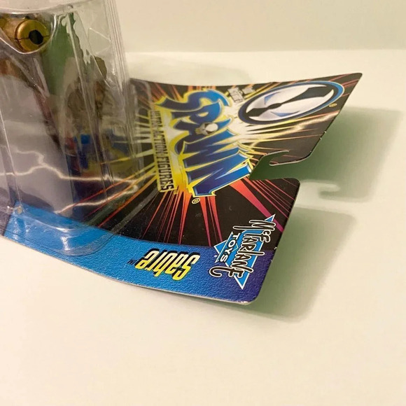 Vintage 1997 Spawn Series 8 Sabre Action Figure  McFarlane Toys Card Warped - Picture 8 of 16